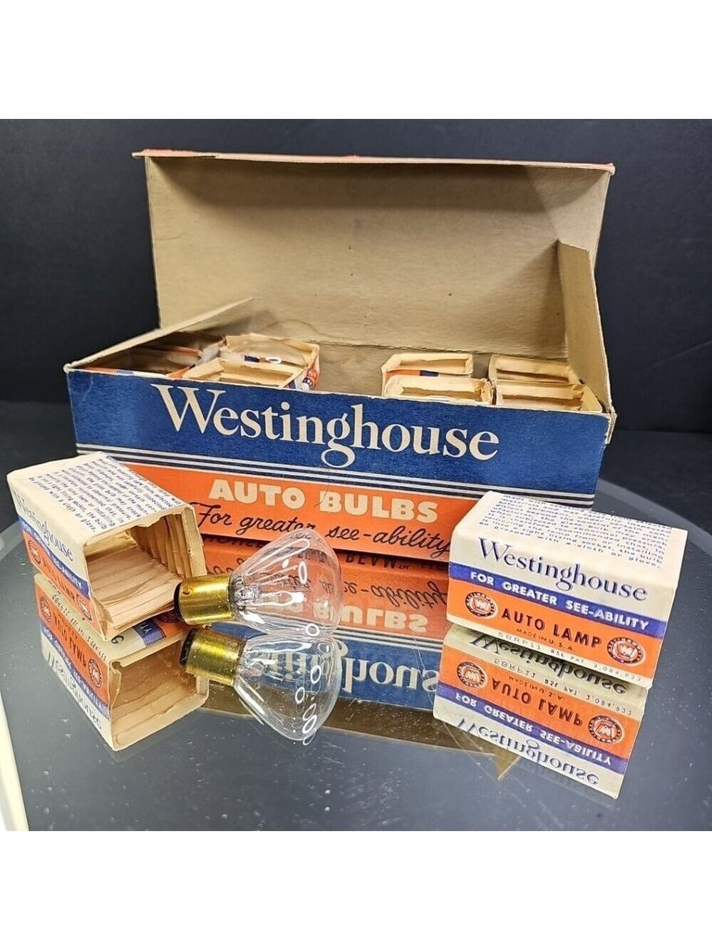 10pcs Westinghouse No. 1054 Bulb Lightbulb 32CP 32V Searchlight Lamps USA
